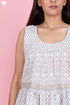 Cambric Cotton Dress In Floral Print